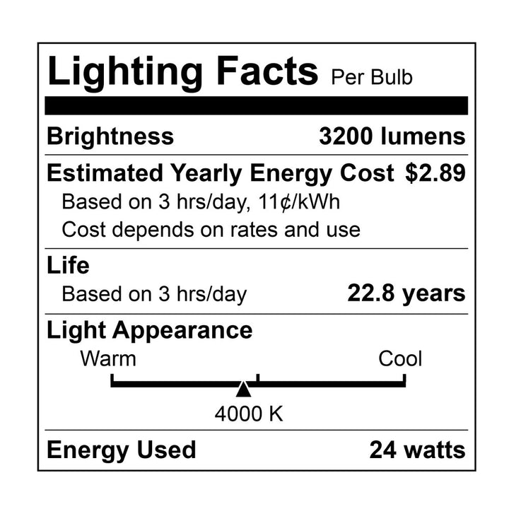 Euri Lighting LED Tube – T5 – 54W - ET5-24W304H specification image