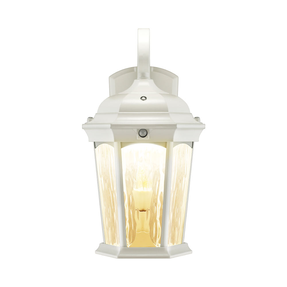 LED Water Glass Flame Bulb Fixture W Photocell & Motion Sensor - EFL-140W-MD product image