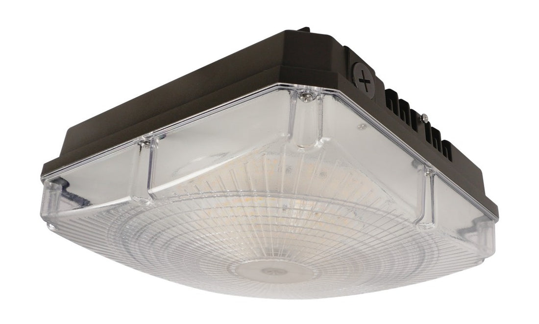 LED Garage Canopy Light 70W-60W-40W Selectable close-up detail