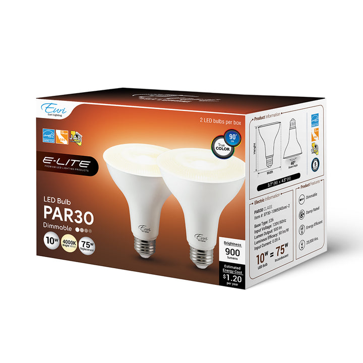 LED Par30Ln 75W Dim Energy Star CEC - EP30-10W5040CEC packaging image