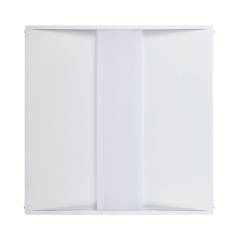 White 2x2 Euri LED slim troffer on a white background