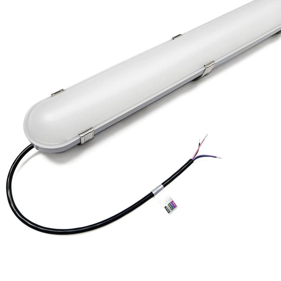 JEE LED Vapor Tight Fixture 40/50/60/70/80W Selectable 5CCT 120-277V
