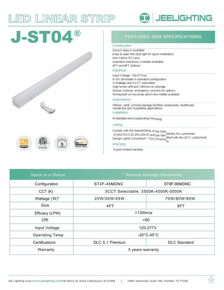 JEE ST04 Strip Light Accessory product image 1