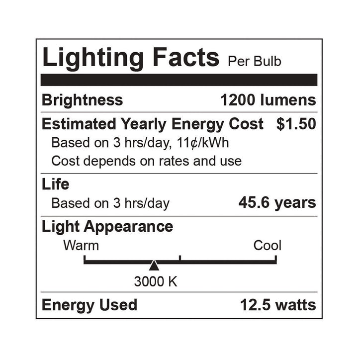 Euri Lighting Wall Lantern – Standard – 130W - EFL-130W-MD specification image