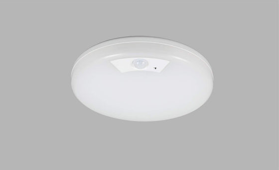 Ceiling Light – 15" – 22W – 2700K/3000K/3500K/4000K/5000K Selectable – Single Ring Flush Mount, Brushed Nickel, AC120V