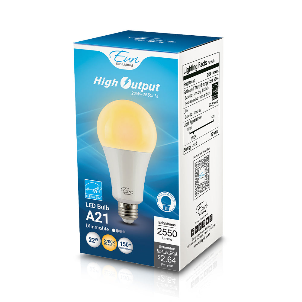 LED A21 150W Dim Energy Star - EA21-22W1020EH packaging image