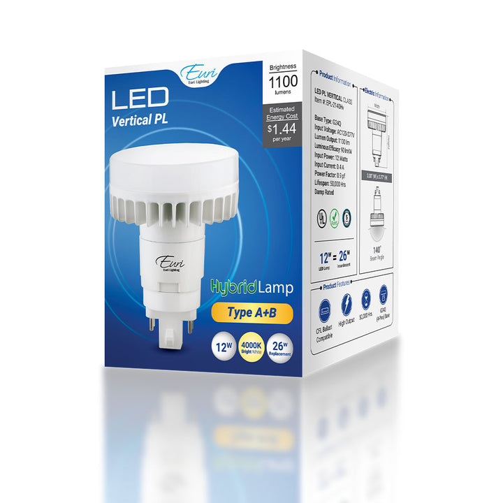 Euri Lighting Pl Vertical – Standard – 26W - EPL-2140HV packaging image