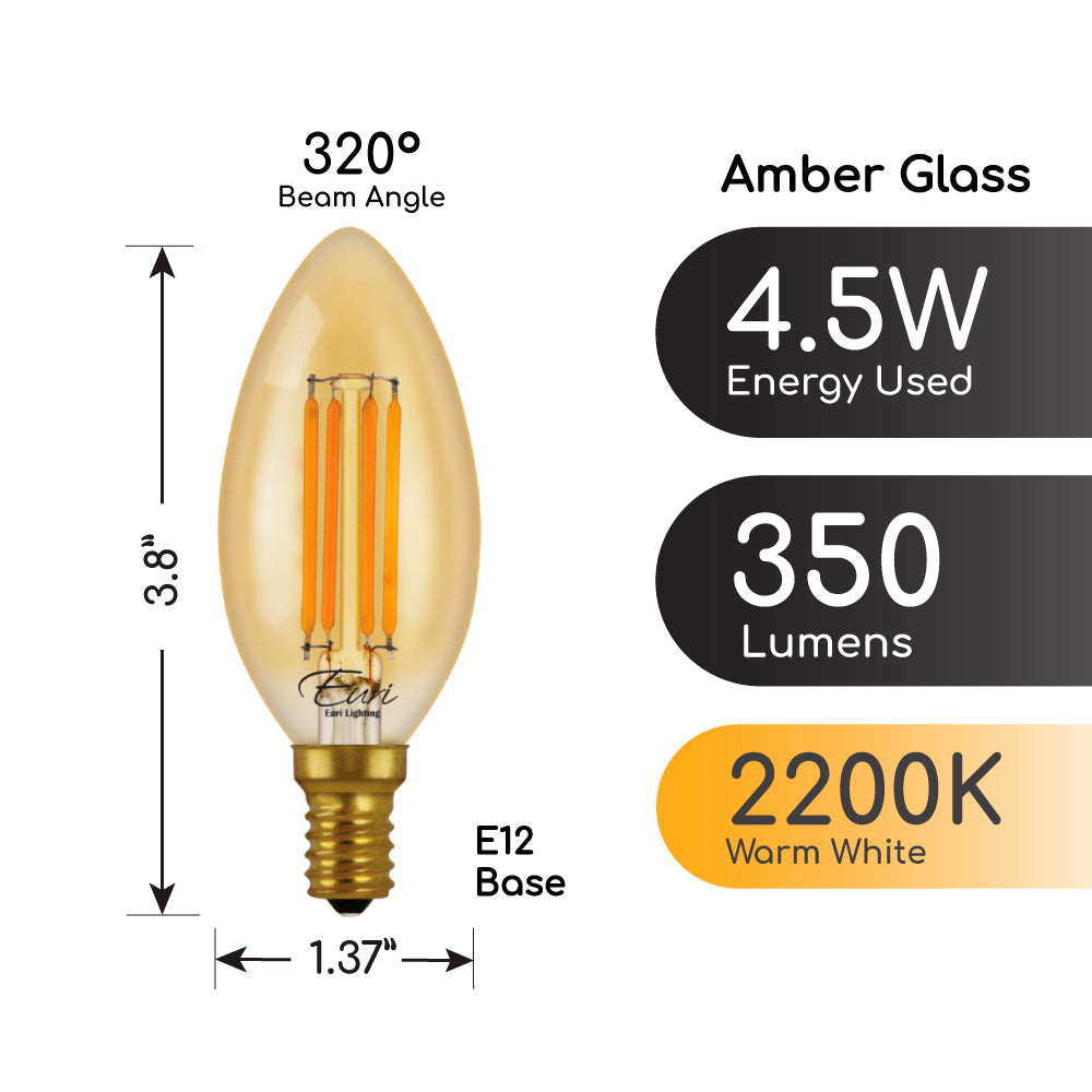 LED B10 40W Dim Energy Star - VB10-3020EA product image