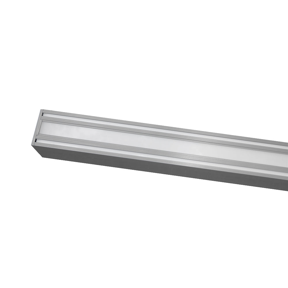 LED 8Ft Up Down Fixture 3Cct Dual Tune Dlc - EUD8-100W103SW-S close-up detail