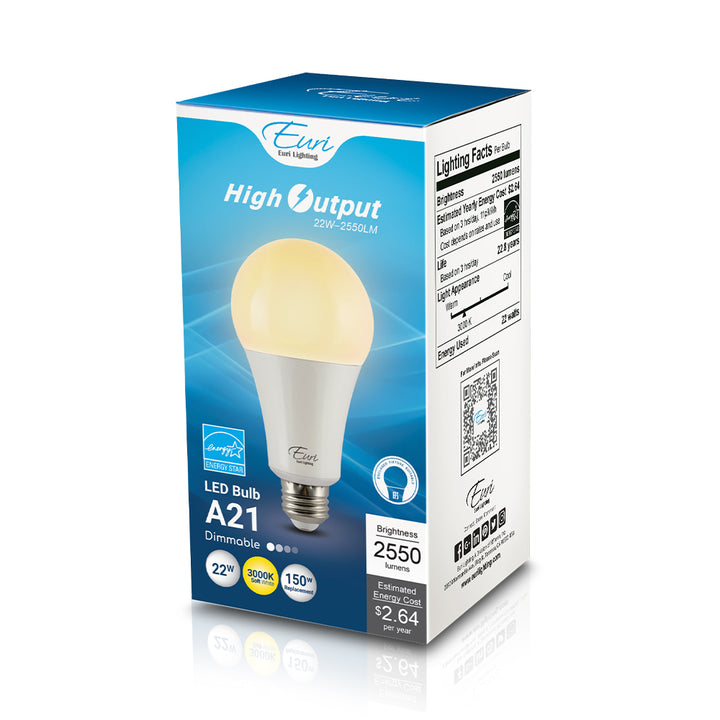 LED A21 150W Dim Energy Star - EA21-22W1000EH packaging image