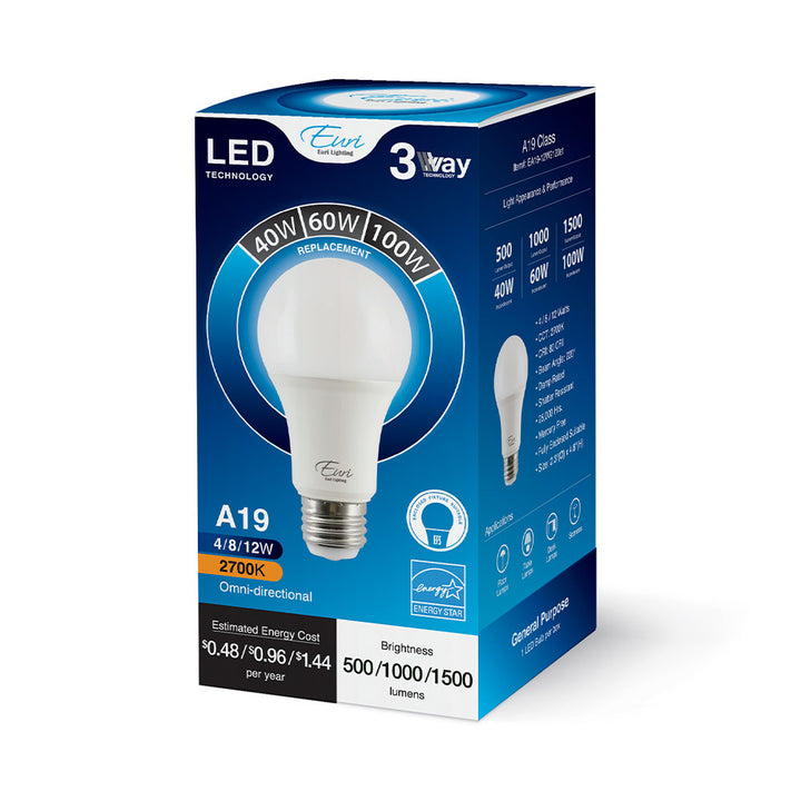 LED A19 100W Dim Energy Star - EA19-12W2120ET packaging image