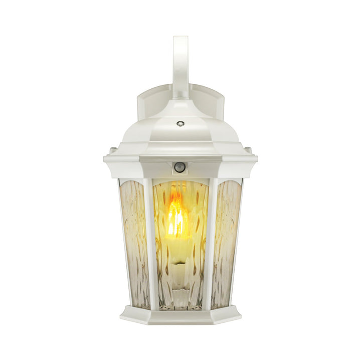 LED Water Glass Flame Bulb Fixture W Photocell & Motion Sensor - EFL-140W-MD product image