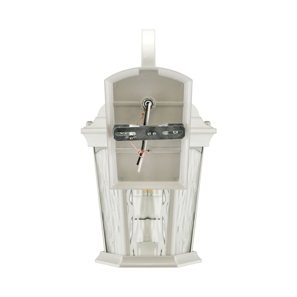 LED Water Glass Flame Bulb Fixture W Photocell & Motion Sensor - EFL-140W-MD product image