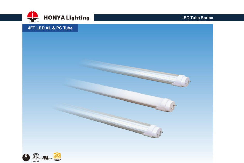 4FT LED Tube-Watt&CCT Selectable 12-15-18-20-22W Clear installation view