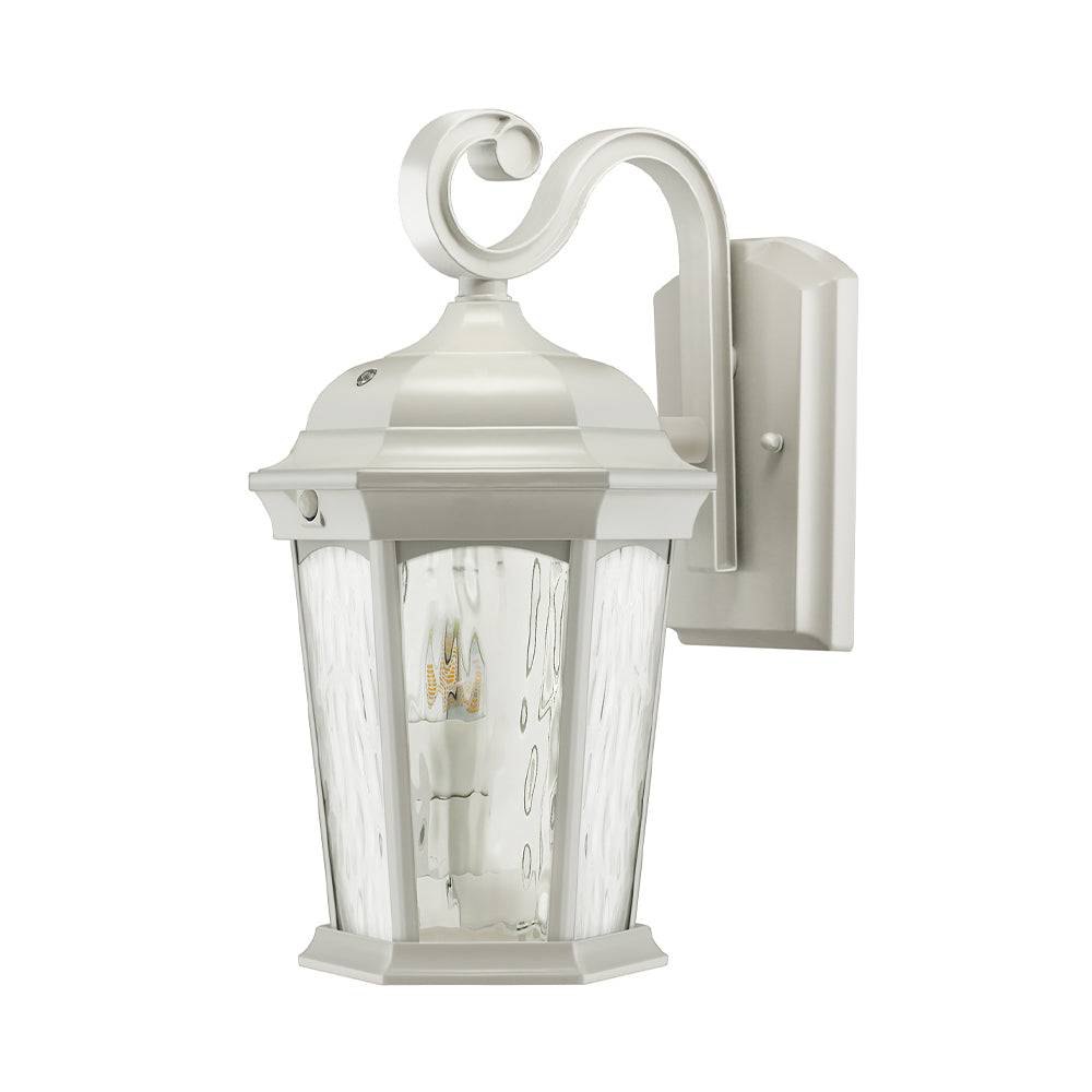 LED Water Glass Flame Bulb Fixture W Photocell & Motion Sensor - EFL-140W-MD product image