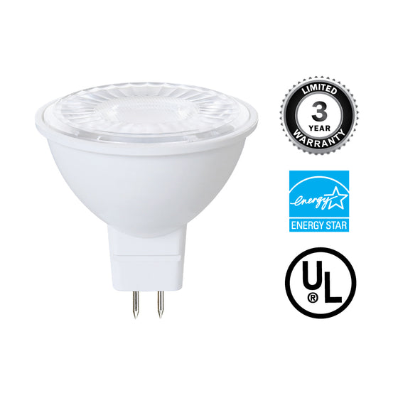 Mr16 – Standard – 50W – Single Configuration – TRIAC, 12V DC, 40°, Energy Star/UL