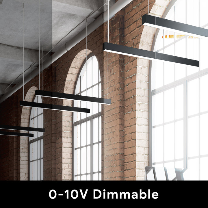LED 4Ft Up Down Fixture 3Cct Dual Tune Dlc - EUD4-50W103SW-B specification image