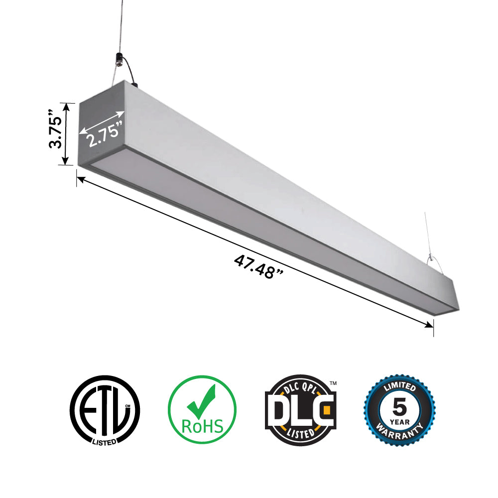 LED 4Ft Up Down Fixture 3Cct Dual Tune Dlc - EUD4-50W103SW-S product image