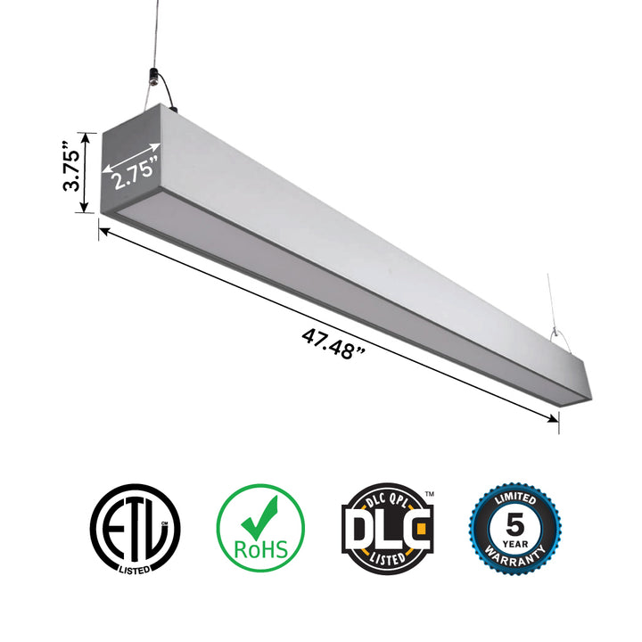 LED 4Ft Up Down Fixture 3Cct Dual Tune Dlc - EUD4-50W103SW-S product image