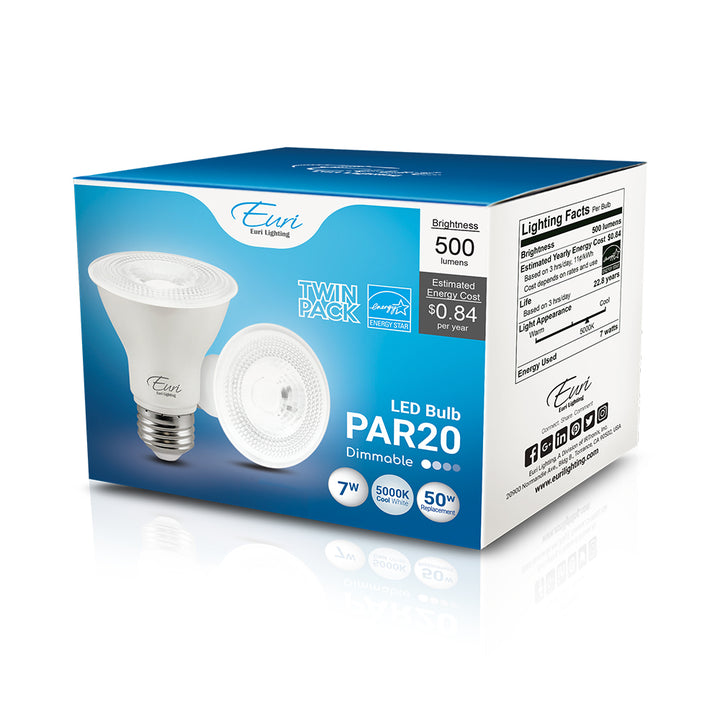 LED Par20 50W Dim Energy Star - EP20-7W6050E packaging image