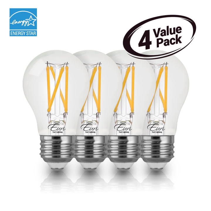 Euri Lighting A15 LED Bulb - 4.5W / 40W Equivalent - 2700K - VA15-3020E-4 installation view