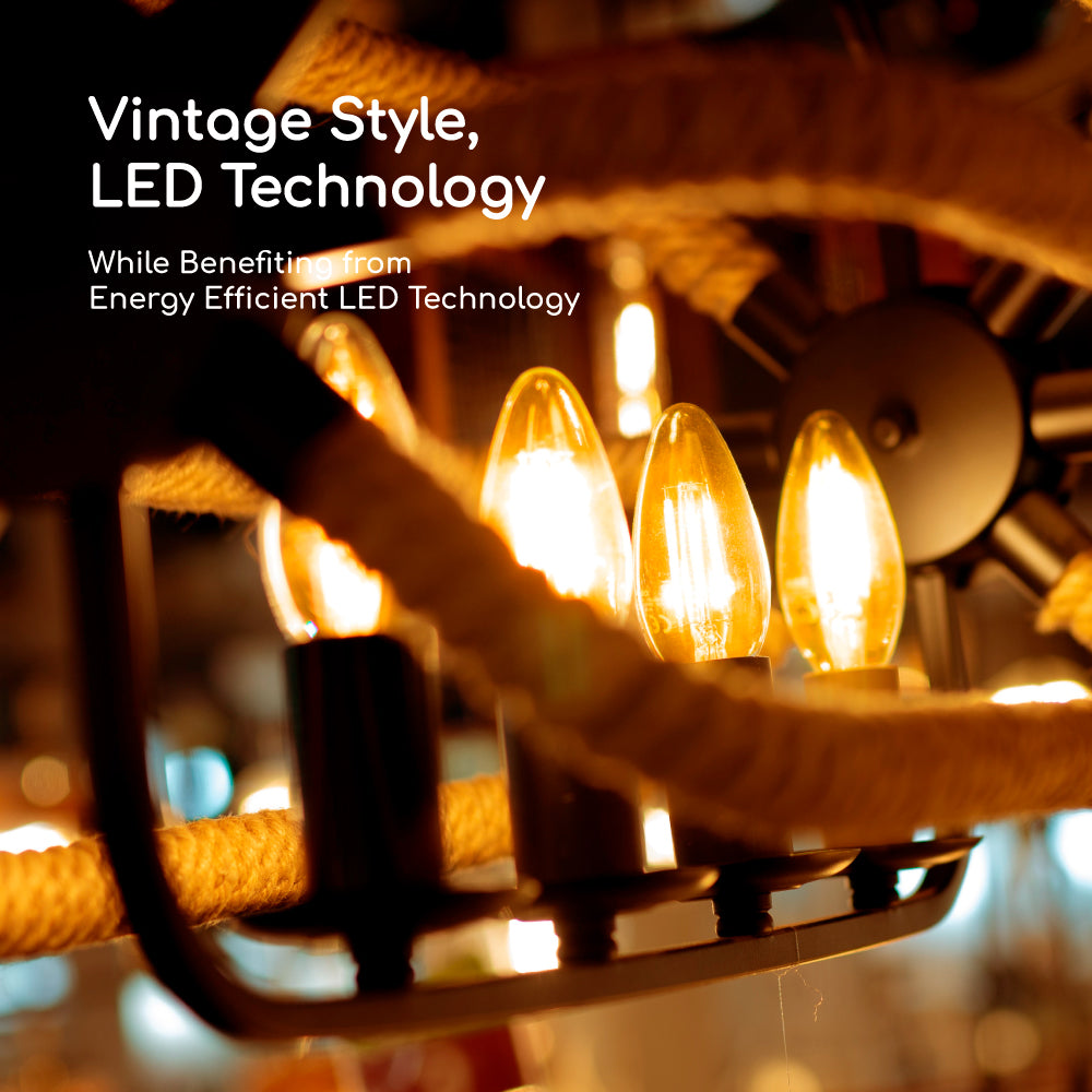 LED B10 40W Dim Energy Star - VB10-3020EA close-up detail