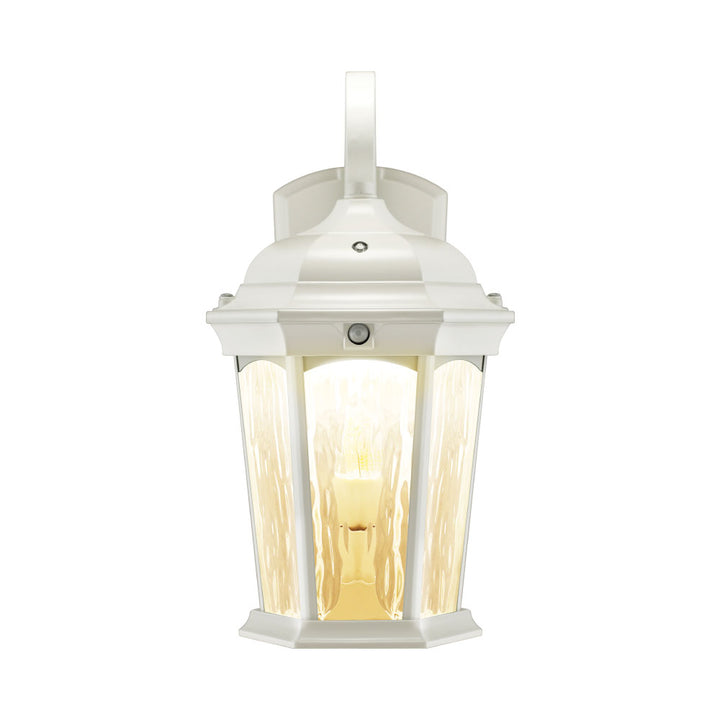 LED Water Glass Flame Bulb Fixture W Photocell & Motion Sensor - EFL-140W-MD product image