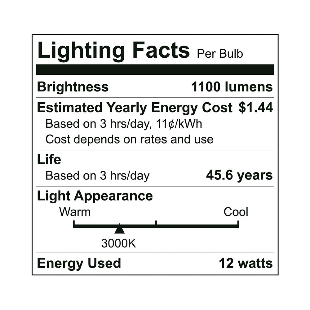 Euri Lighting Pl Horizontal – Standard – 26W - EPL-2100H specification image