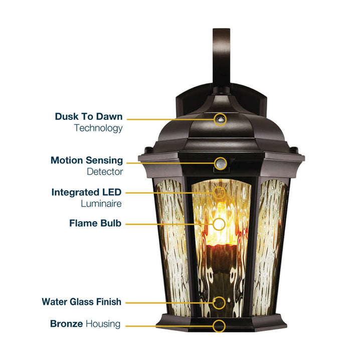 Euri Lighting Wall Lantern – Standard – 130W - EFL-130W-MD product image