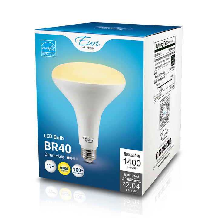 LED Br40 100W Dim Energy Star - EB40-17W3000E packaging image