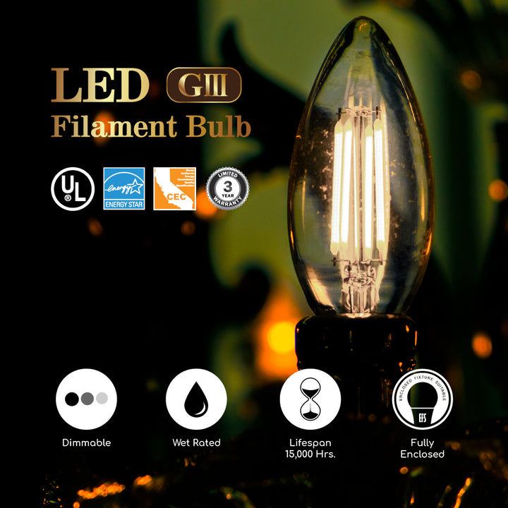 LED B10 60W Dim Energy Star CEC - VB10-3050CEC product image