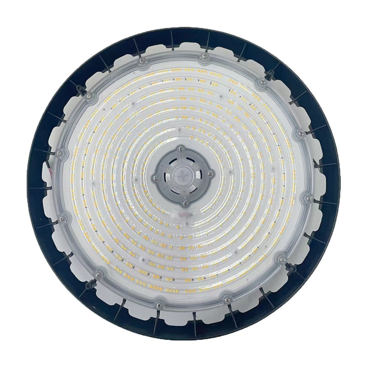 LED UFO High Bay Watt Adjustable 200W/240W/300W close-up detail