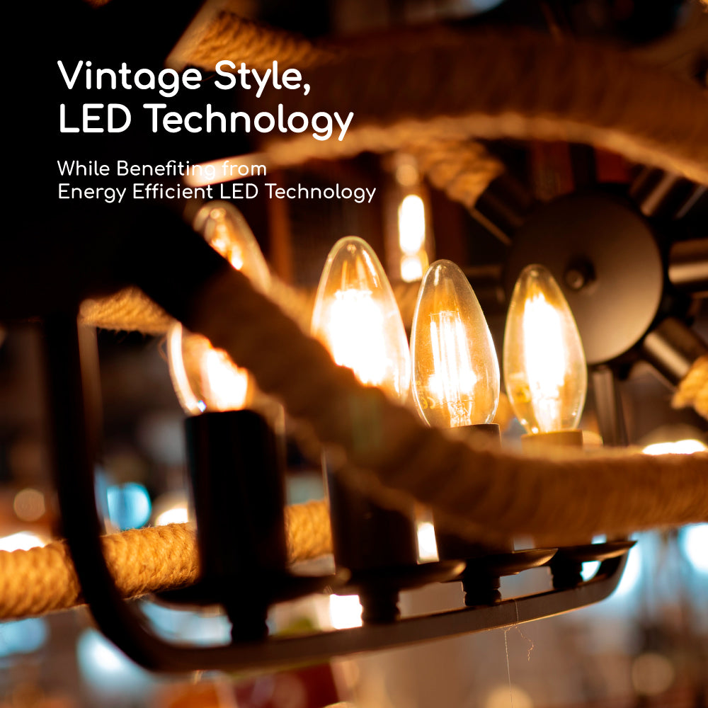LED B10 60W Dim Energy Star close-up detail