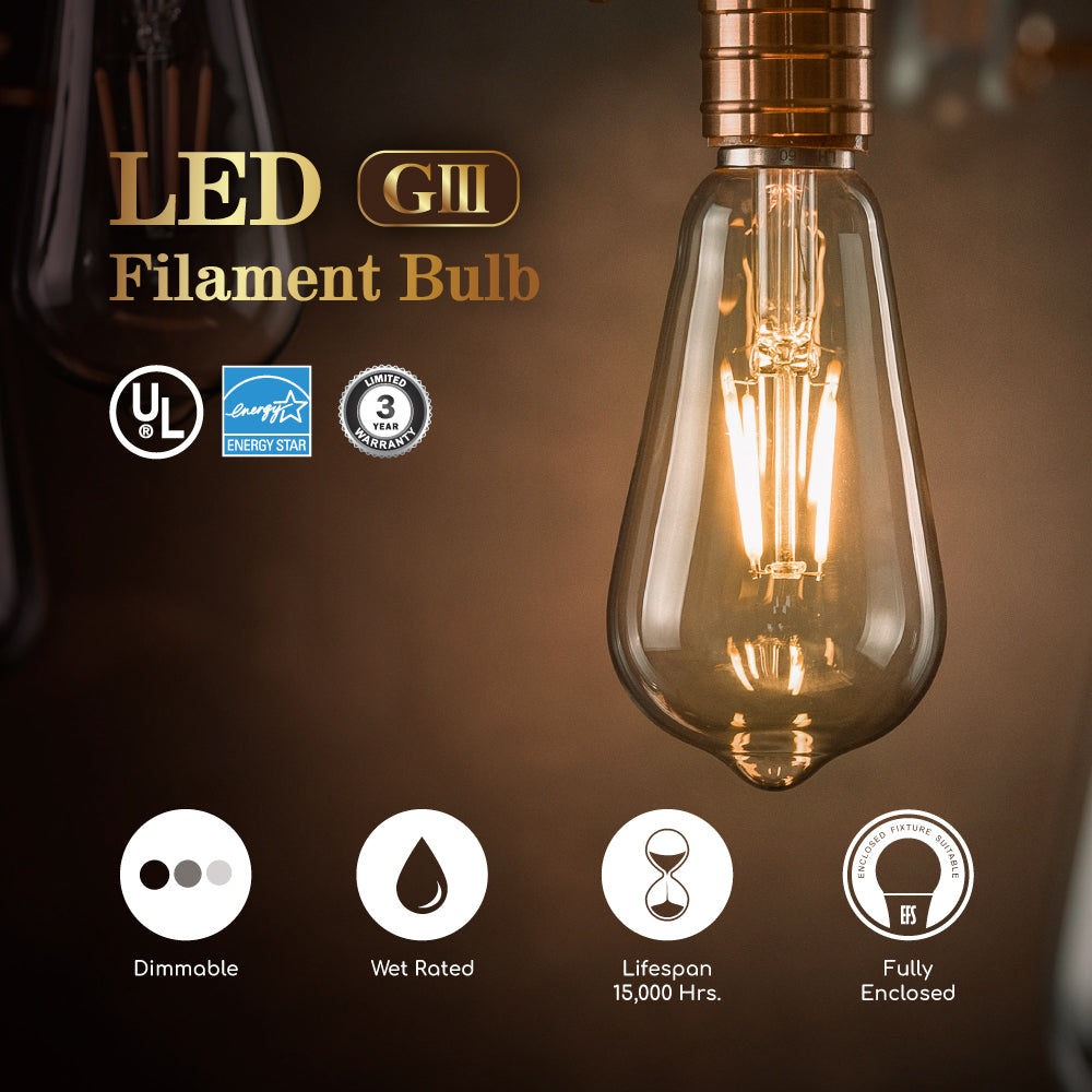 LED St19 75W Dim Energy Star - VST19-3000E product image