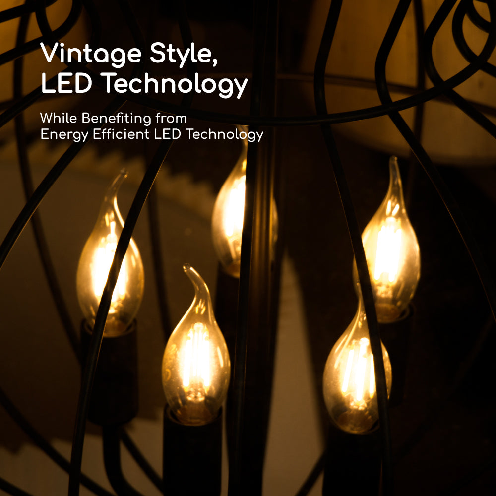 LED Ba10 60W Dim Energy Star close-up detail