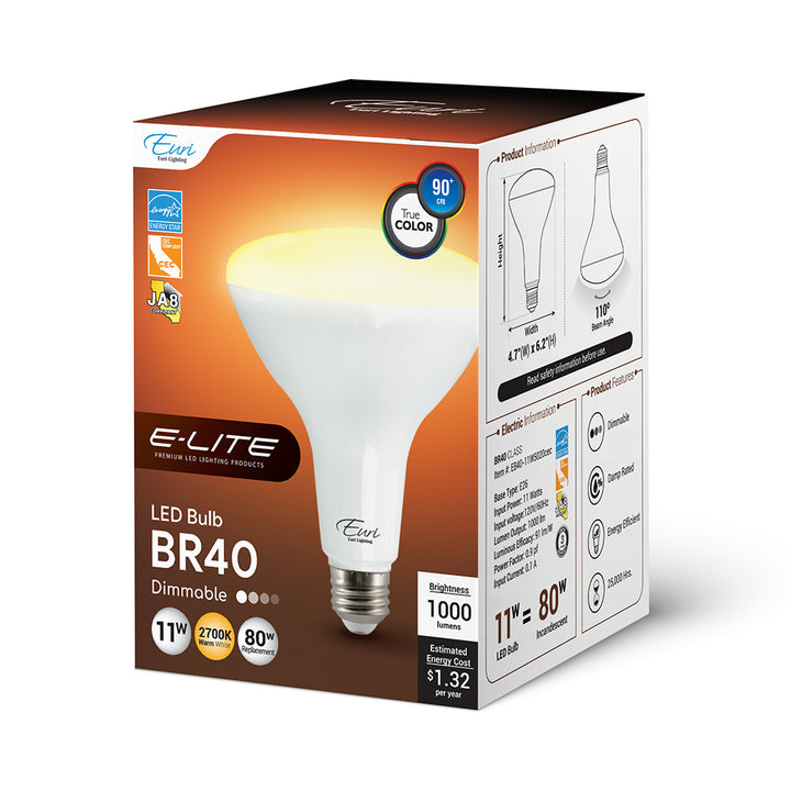 LED Br40 80W Dim CEC - EB40-11W5020CEC packaging image