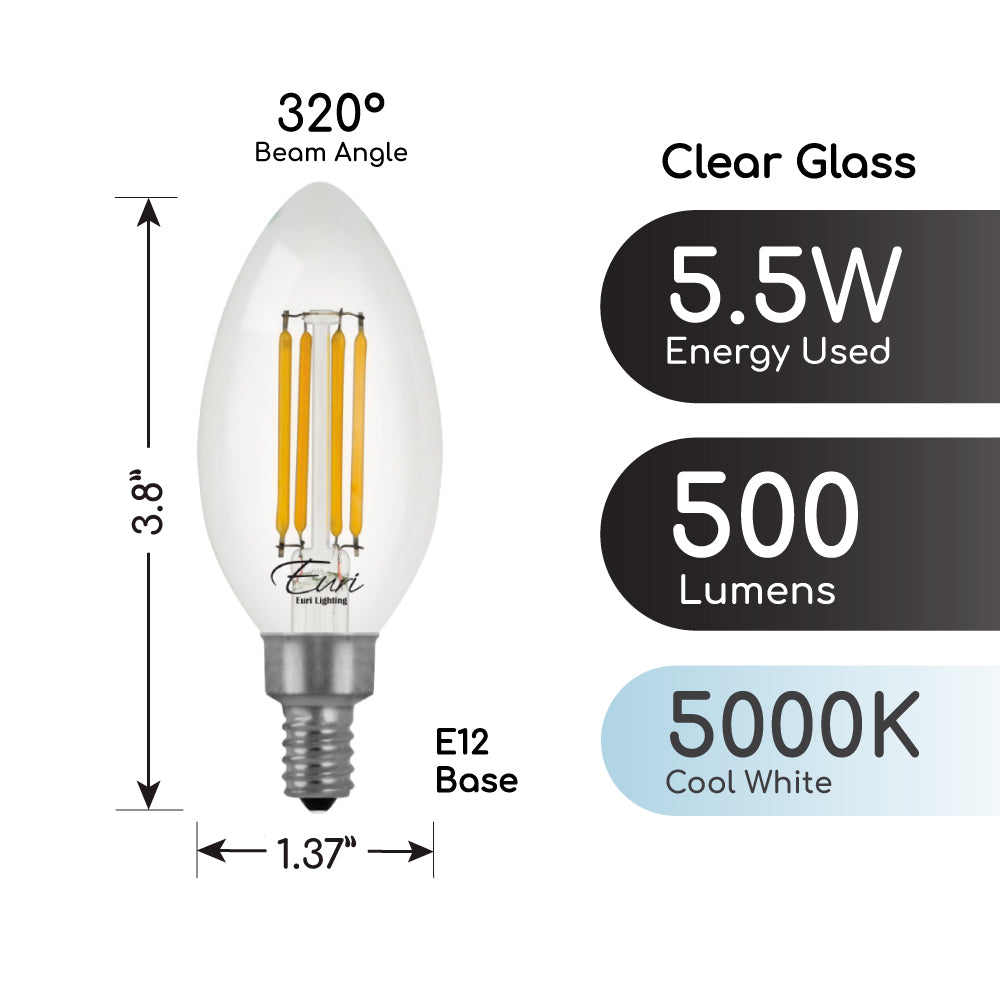LED B10 60W Dim Energy Star CEC - VB10-3050CEC product image