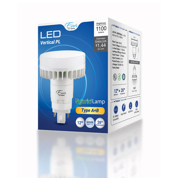 Euri Lighting Pl Vertical – Standard – 26W - EPL-2150HV packaging image