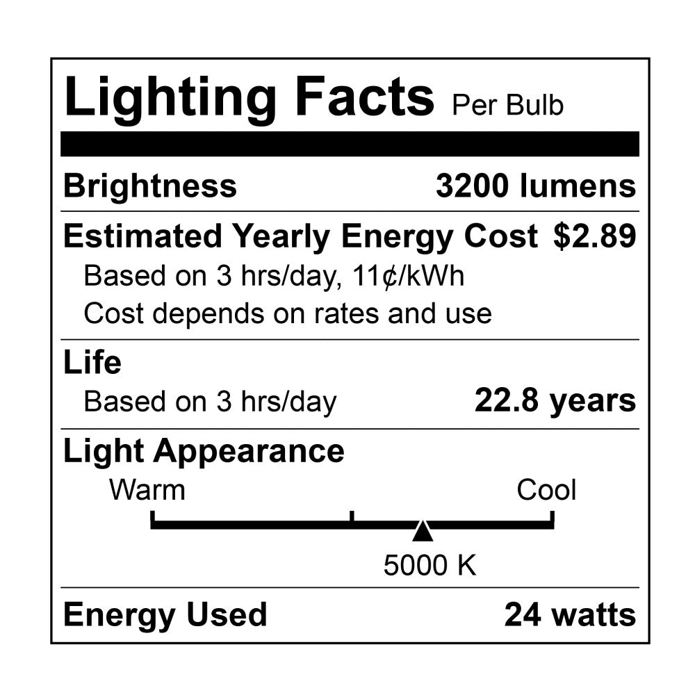 Euri Lighting LED Tube – T5 – 54W - ET5-24W305H specification image