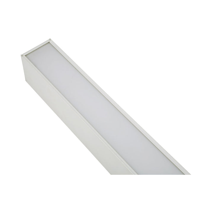 Euri Lighting 4 FT Suspended Up Down Fixture – 4 FT – 3000K - EUD4-50W103SW-W close-up detail