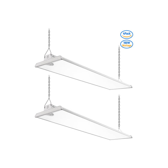 JEE LED Linear High Bay 2 FT/3 FT/4 FT Wattage Selectable 3CCT 120-277V Sensor