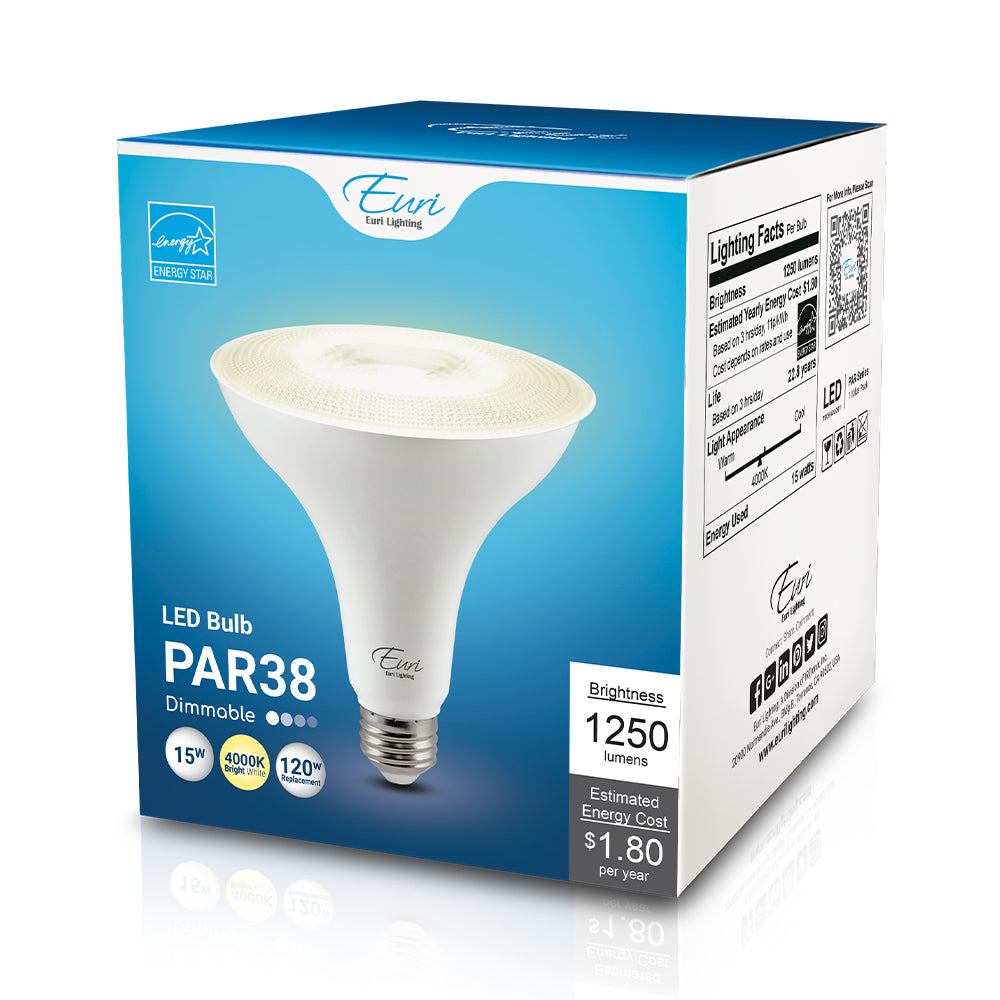 LED Par38 120W Dim Energy Star - EP38-15W6040E packaging image