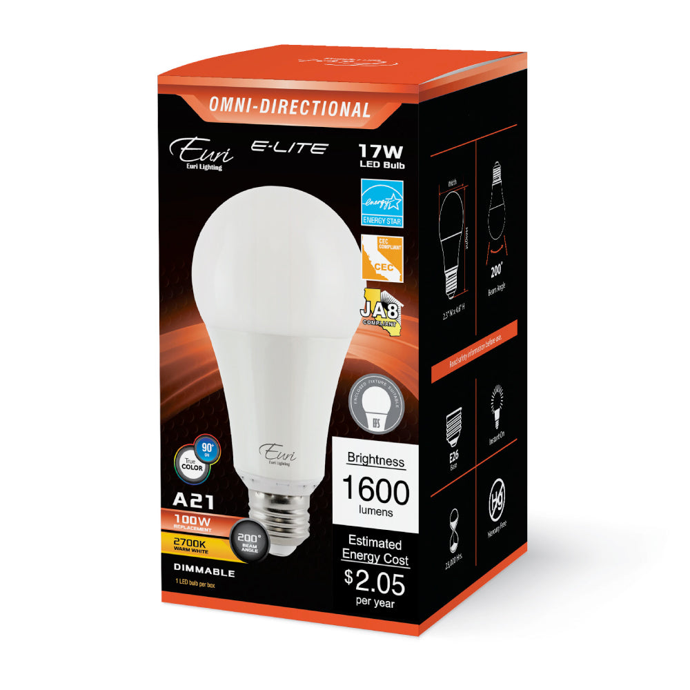 LED A21 100W Dim Energy Star CEC - EA21-5023CEC packaging image