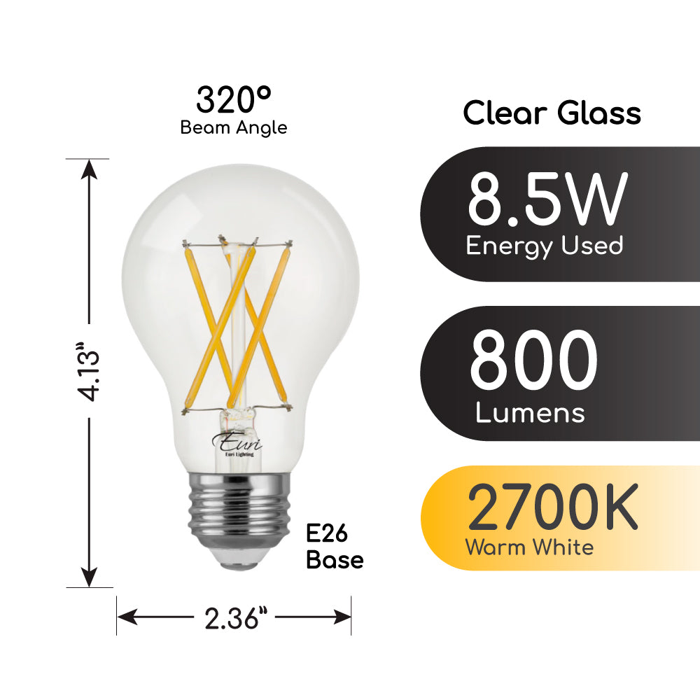 LED A19 60W Dim Energy Star CEC - VA19-3020CEC product image