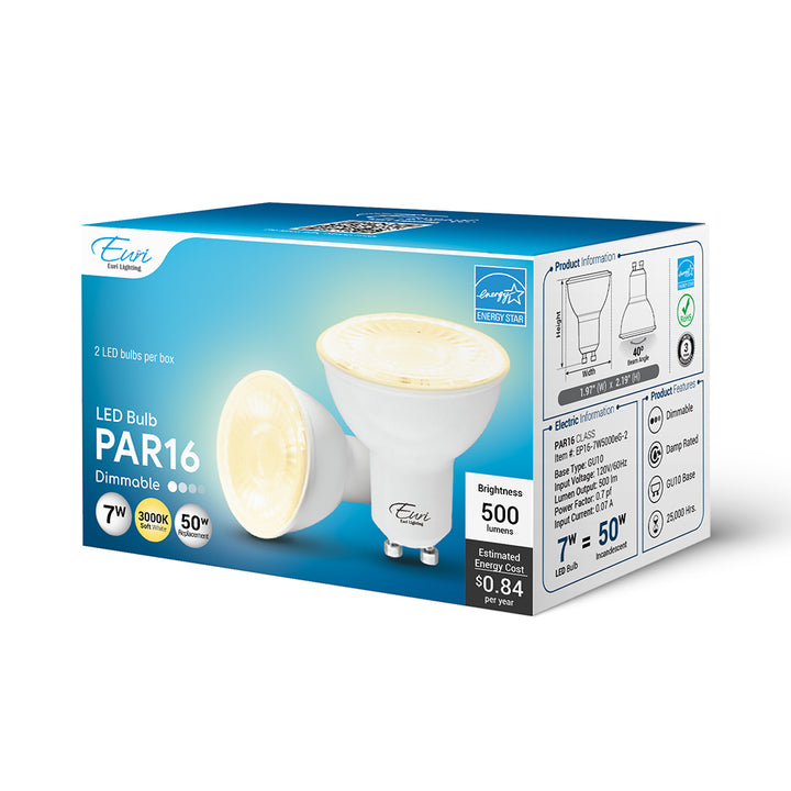 LED Par16 50W Dim Energy Star - EP16-7W5000EG packaging image
