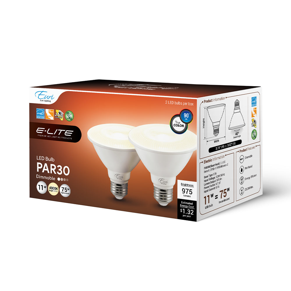 LED Par30Sn 75W Dim Energy Star CEC - EP30-11W5040CECS packaging image