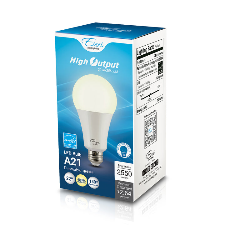 LED A21 150W Dim Energy Star - EA21-22W1040EH packaging image