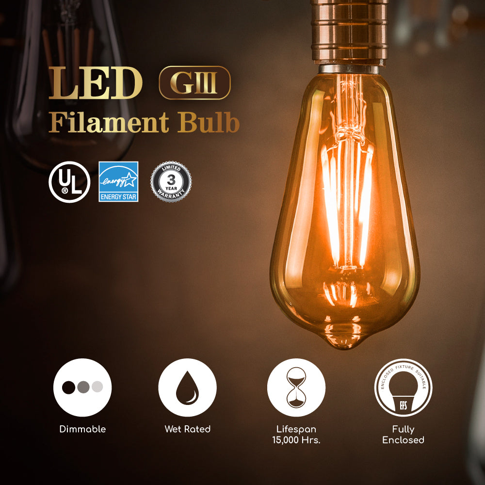 LED St19 60W Dim Energy Star product image