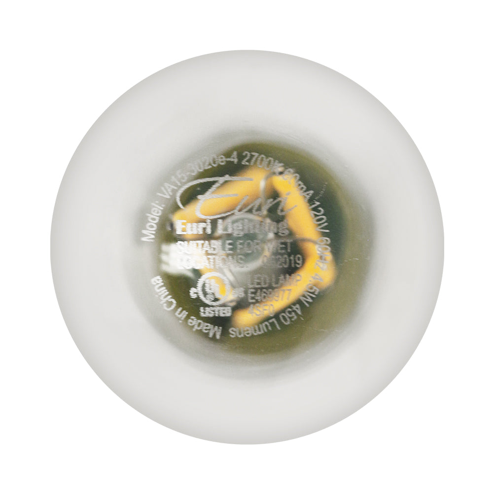 Euri Lighting A15 LED Bulb - 4.5W / 40W Equivalent - 2700K - VA15-3020E-4 product image
