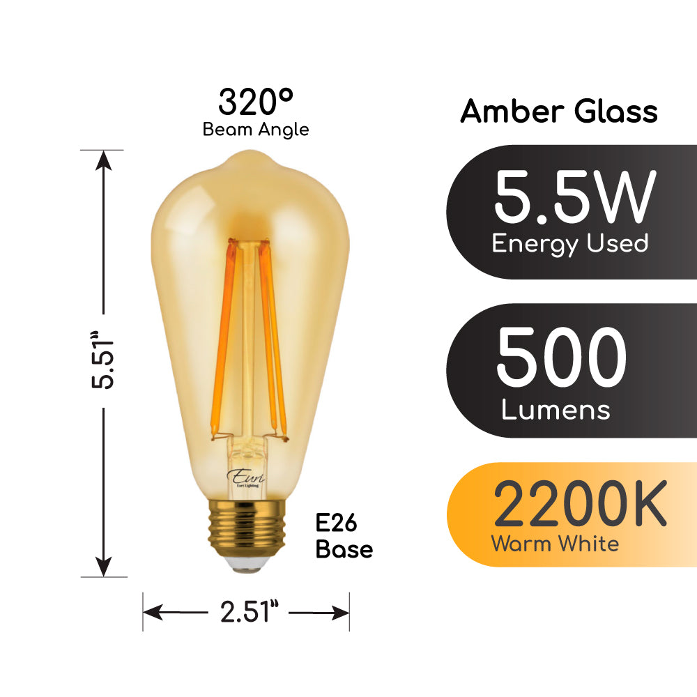 LED St19 60W Dim Energy Star product image
